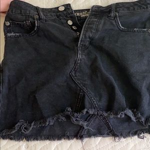 american eagle jean skirt